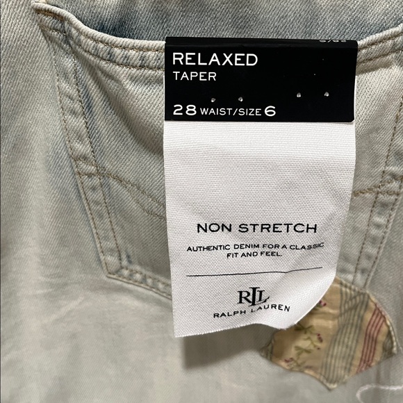 Ralph Loren Light Wash Denim Jeans - Picture 6 of 7